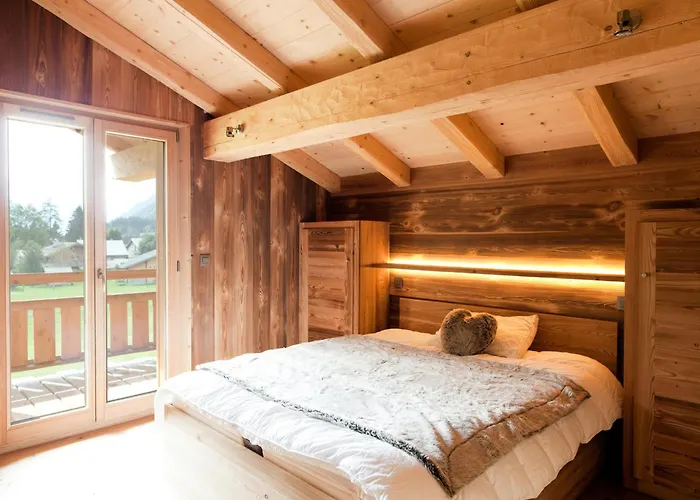 Magnifique 12 Pers Avec Sauna Et Cheminee - Fr-1-343-181 木屋 霞慕尼