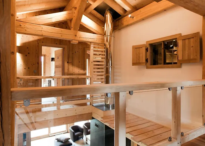 Magnifique 12 Pers Avec Sauna Et Cheminee - Fr-1-343-181 木屋 霞慕尼