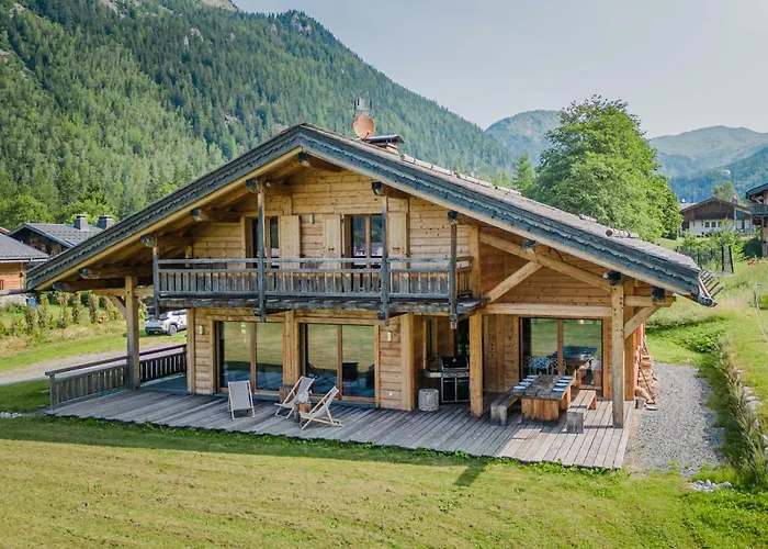 D'exception à Avec Sauna, Cheminée Et Proximité Des Pistes Skiables - Fr-1-343-181 Chalet Chamonix